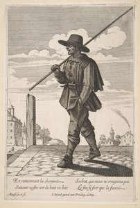 Skorstensfejeren, midten til slutningen af det 17. århundrede. af Abraham Bosse