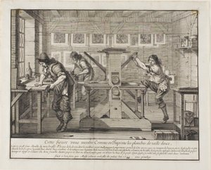 Gravørens presse - grafikerens værksted af Abraham Bosse