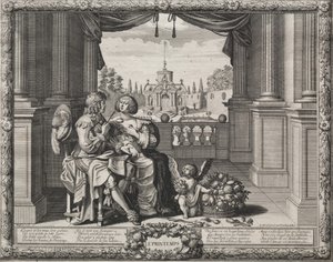 De fire årstider af Abraham Bosse