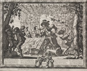 De fire årstider: Efterår af Abraham Bosse