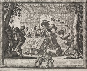 De fire årstider: efterår, 1635. af Abraham Bosse