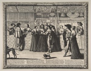 Galleriet i Justitspaladset, ca. 1638. af Abraham Bosse