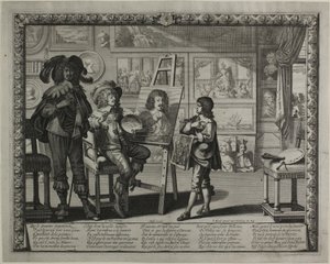 Den ædle maler af Abraham Bosse