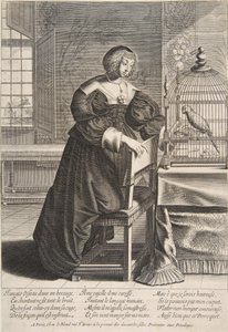 Papegøjen, 1620-76. af Abraham Bosse