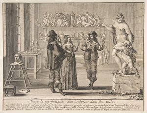 Billedhuggeren, 1642. af Abraham Bosse