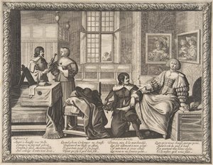 Skomageren, 1632-33. af Abraham Bosse