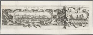 Belejringen af La Rochelle: Tavle 16, 1628-1630. af Abraham Bosse