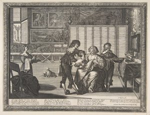 Kirurgen La Saignée, 1632. af Abraham Bosse