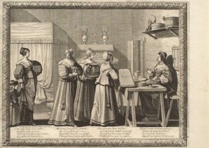 Brylluppet på landet: bryllupsgaverne af Abraham Bosse
