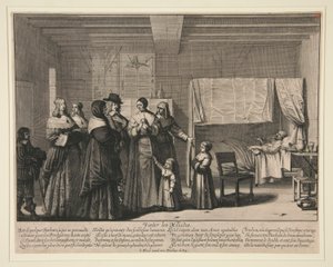 Visiter les Malades, fra Seven Works of Mercy af Abraham Bosse