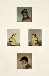 Studier af jockeyer (olie på lærred) af Abraham Cooper