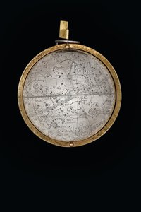 To enestående jord- og himmelkloder, støttet af Hercules og Atlas, Augsburg, 1697-99 af Abraham Drentwett