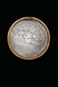 To enestående jord- og himmelkloder, støttet af Hercules og Atlas, Augsburg, 1697-99 af Abraham Drentwett