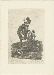 Rytter til hest af Abraham Jacobi