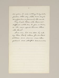 Autografmanuskript af Lincolns valgsejrstale som præsident, leveret i Washington D.C. fra vinduet i Det Hvide Hus om aftenen den 10. november
