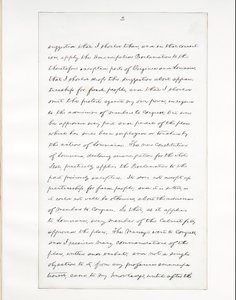 Autografmanuskript af Lincolns sidste tale som præsident, leveret i Washinton, D.C., fra vinduet i Det Hvide Hus om aftenen den 11. april, 1865
