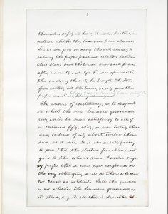 Autografmanuskript af Lincolns sidste tale som præsident, leveret i Washinton, D.C., fra vinduet i Det Hvide Hus om aftenen den 11. april