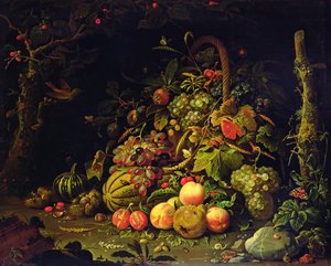 Frugtkurv af Abraham Mignon