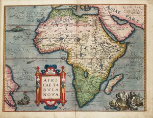 Et nyt kort over Afrika af Abraham Ortelius