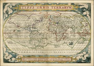 Abraham Ortelius Orbis Terrarum PublikationAntwerpen 1572 af Abraham Ortelius