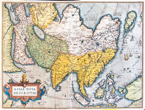 Asien af Abraham Ortelius