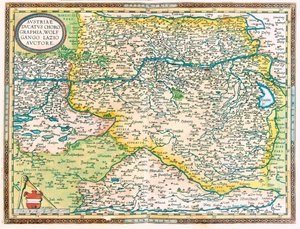 Øst Østrig af Abraham Ortelius