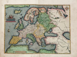 Europa af Abraham Ortelius