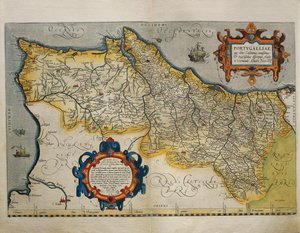 Kort over Portugal, fra World