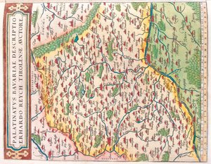 Delstat: Bayern, Tyskland af Abraham Ortelius