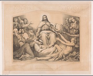 Kristus trøst At trøste alle, der sørger (titel på objekt) af Abraham Pieter Felix