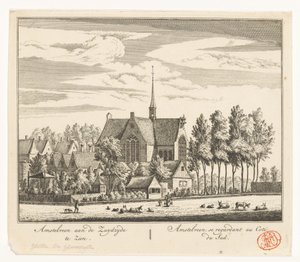 Udsigt over Amstelveen af Abraham Rademaker
