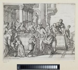 Udsigt over Ouderkerk aan den IJssel, 1620 af Abraham Rademaker
