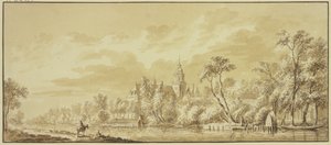 Nijenrode Slot ved Vecht af Abraham Rademaker