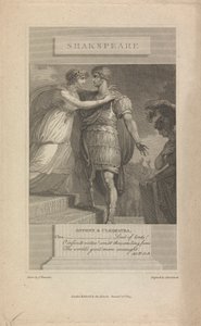Antony og Cleopatra Akt IV Sc. 8 af Abraham Raimbach