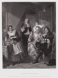 Den imaginære ugyldige (gravering) af Abraham Solomon