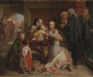 Ikke skyldig, 1859 af Abraham Solomon
