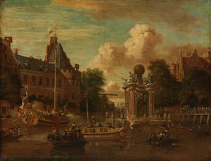 Den moskovitiske legation på besøg i Amsterdam