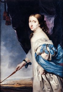 Portræt af dronning Christina af Sverige 1626-1689, 1661