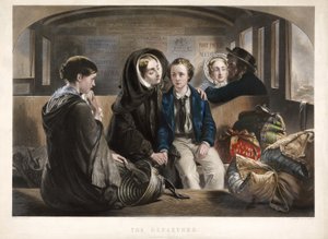 The Departure (anden klasse), pub. 1857 af Abraham after Solomon