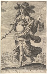Zenobia, en illustration fra Pierre Le Moynes 