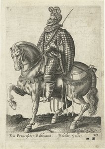 Fransk adelsmand til hest