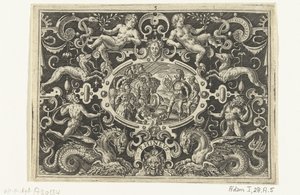 Perseus viser sit Medusa-skjold til Phineus PHINEUS (titel på objekt) af Abraham de Bruyn