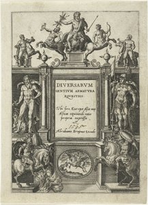 Titelpagina voor Vanerne for næsten alle nationer i Europa, Asien, Afrika og Amerika Vaner for næsten alle nationer i Europa, Asien, Afrika og Amerika af Abraham de Bruyn