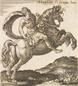 Titus Vespasianus fra Twelve Caesars on Horseback, ca. 1565-1587., ca. 1565-1587. af Abraham de Bruyn