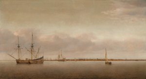 Udsigt over Hoorn, ca. 1650.