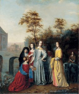 Fundet af Moses (olie på lærred) af Abraham van Dyck