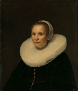 Portræt af en kvinde af Abraham van den Tempel