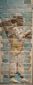 Persisk bueskytte fra Achaemeniderriget, 510 f.v.t. (glaseret mursten) af Achaemenid
