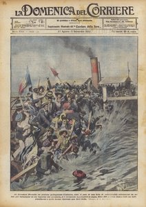 I Arcachon (Frankrig) en flydende ponton ombordstigning, under vægten af ​​en menneskemængde?
