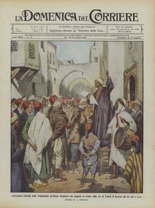 Den officielle tilknytning af Tripolitania til Italien, banditter, der læser på arabisk i gaderne? af Achille Beltrame